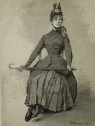 Woman with an Umbrella